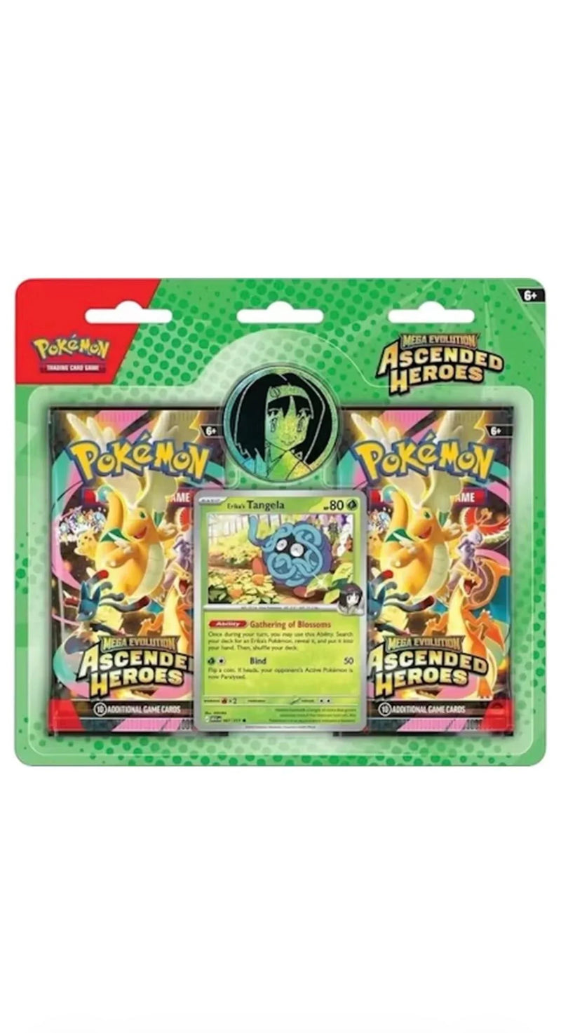 Pokémon Ascended Heroes 2-Pack Blister — Erika’s Tangela (ENG)